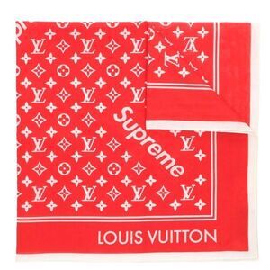 Supreme Louis Vuitton 17AW LV Monogram Bandana Monogram Scarf Men's